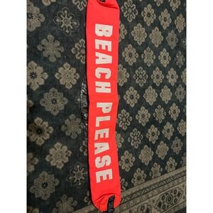 PINK Victoria's Secret Beach Please Neon Coral Can‎ Cooler Sling Bag